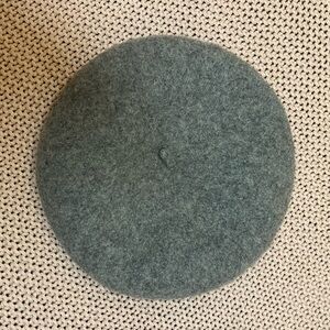 ✰ vintage merona gray wool beret ✰